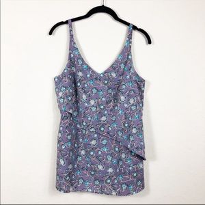 Cabi purple paisley tank size small style #3453